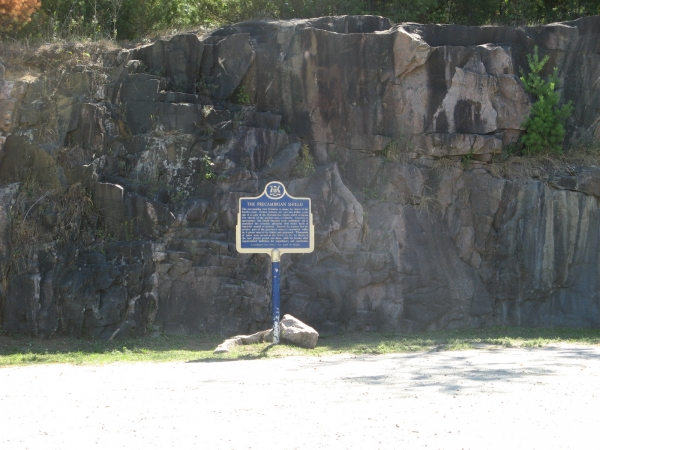 Provincial Plaque at Pre Cambrian Shield Lot
