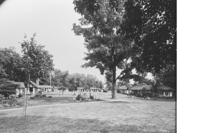 Historic View of Original Camp