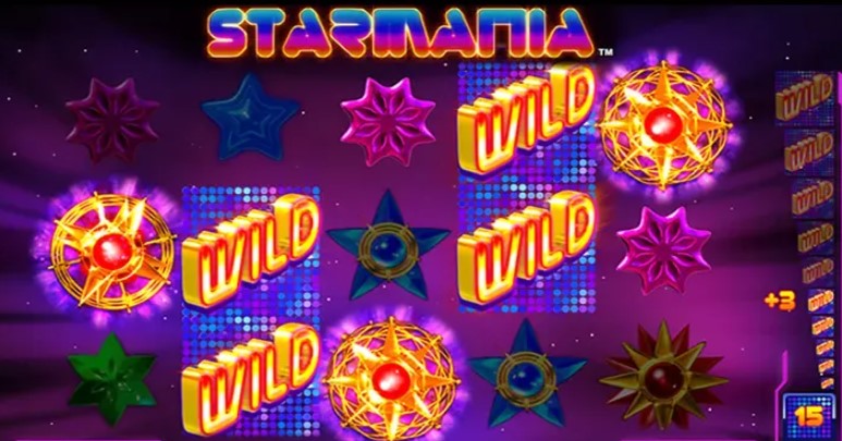 Data point — Starmania: reels during a standard spin